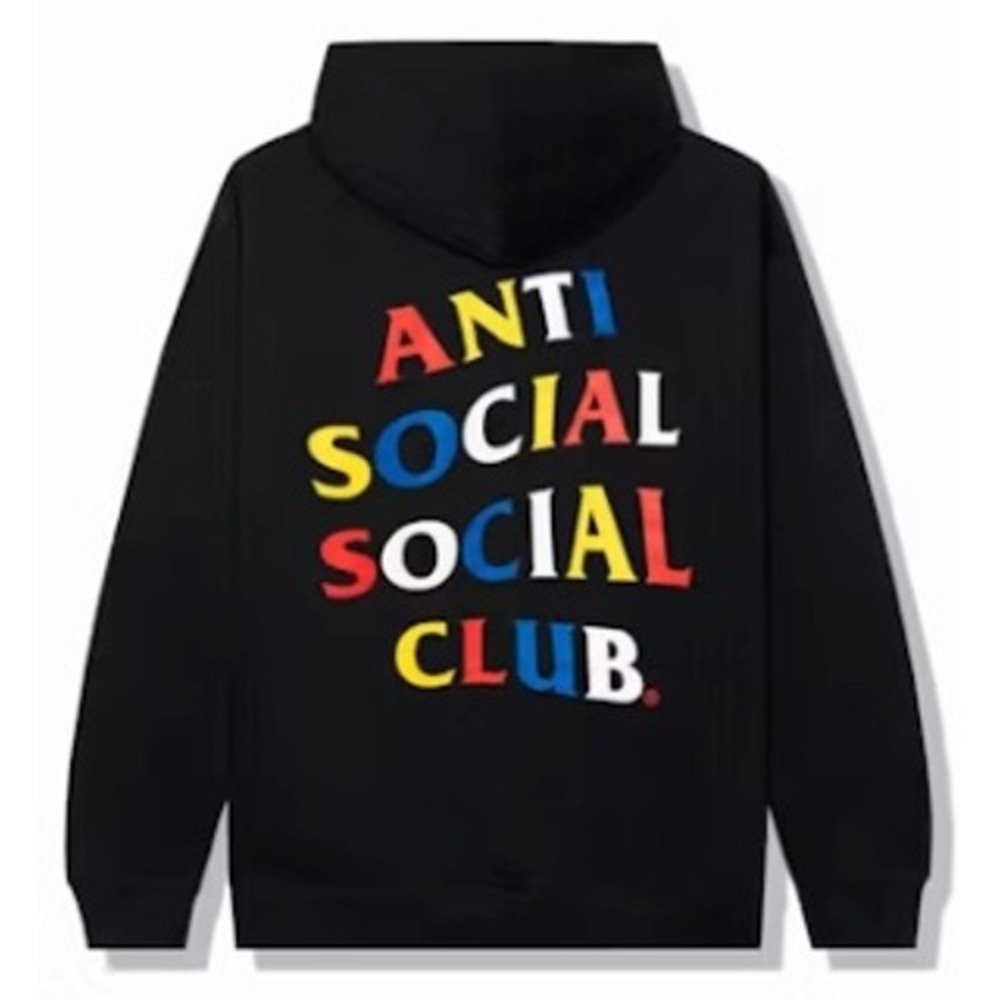 Anti Social Social Club No Hope For Us Pullover Hoodie Mens M Black Streetwear